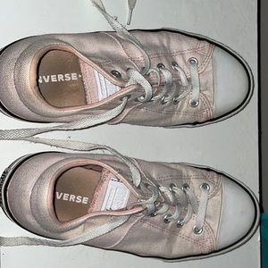 Pink converse.
